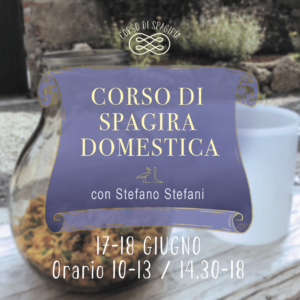 CORSO DI SPAGIRIA DOMESTICA con Stefano Stefani